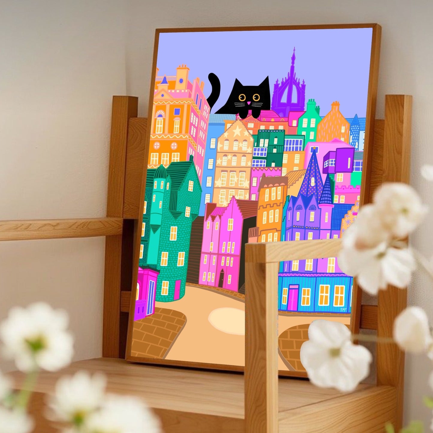 Colourful Edinburgh Print