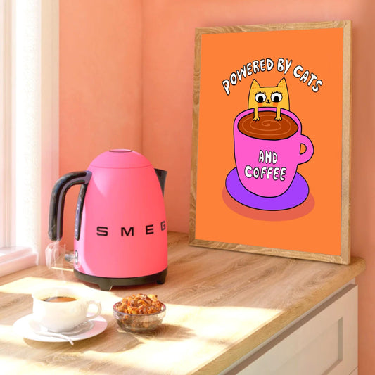 Powered By Coffee print