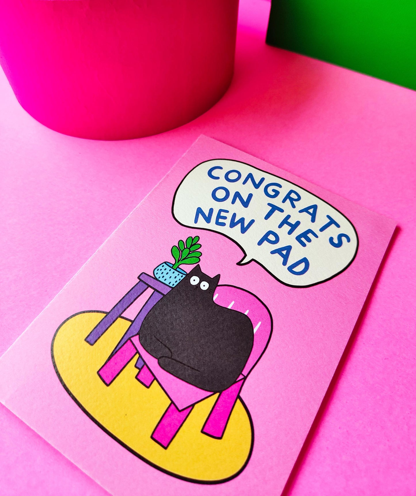 New Pad Greetings Card