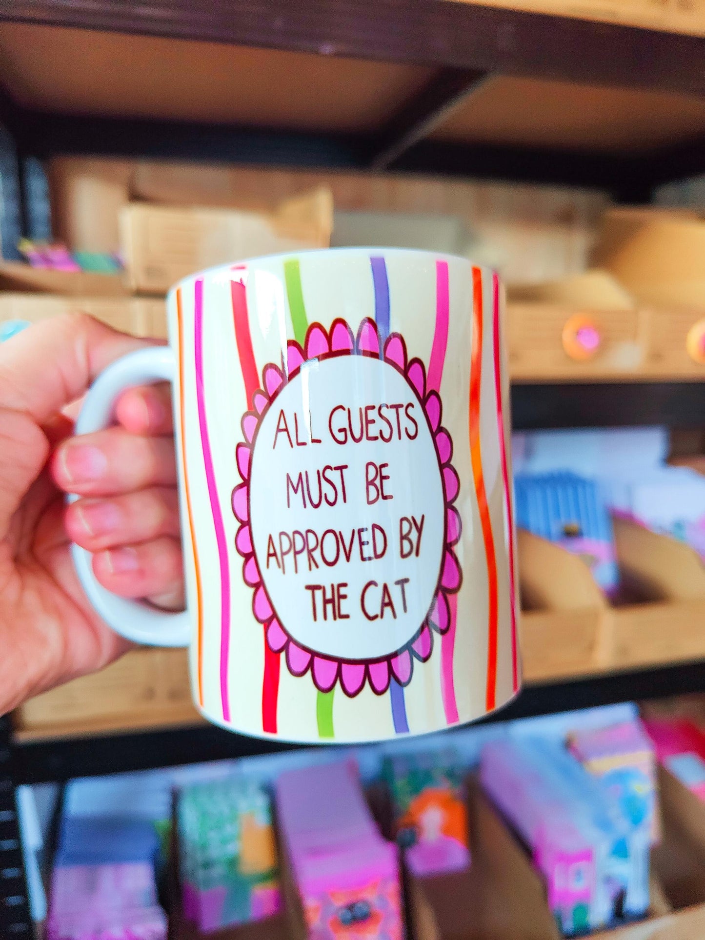 Cat Approval Ceramic Mug