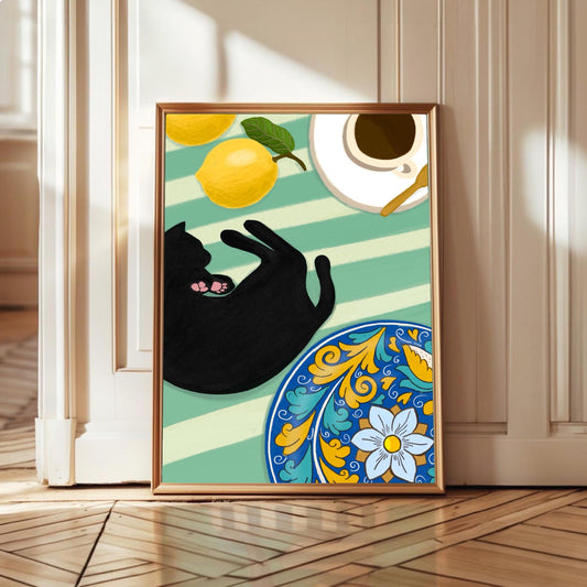 Coffee and Lemons print