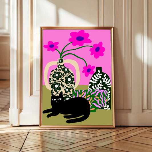 Curious Cat print