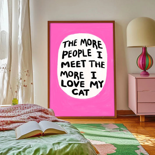 I Love My Cat print