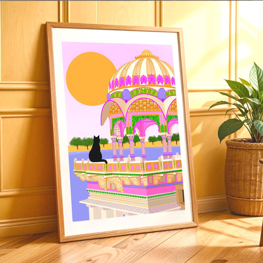 India Cat print