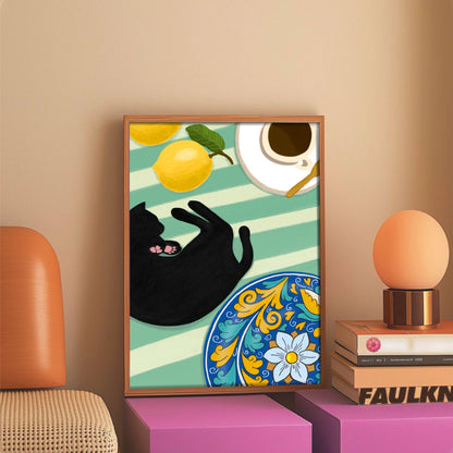 Coffee and Lemons print