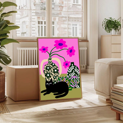 Curious Cat print