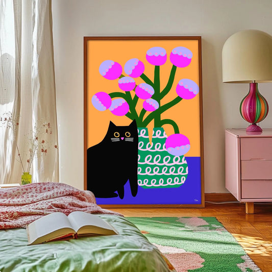 Funky Flowers print