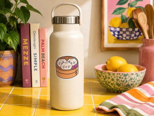 Dim Sum - Cat Vinyl Sticker