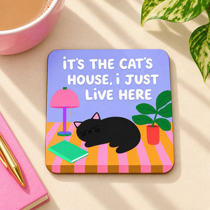 The Cat's House Coaster