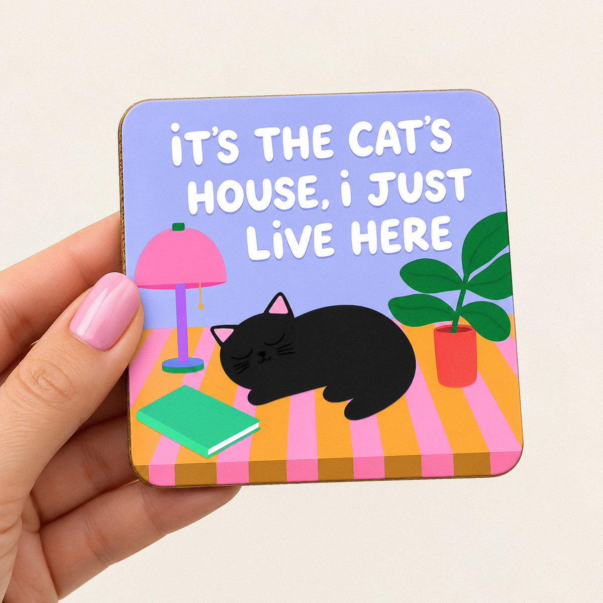 The Cat's House Coaster