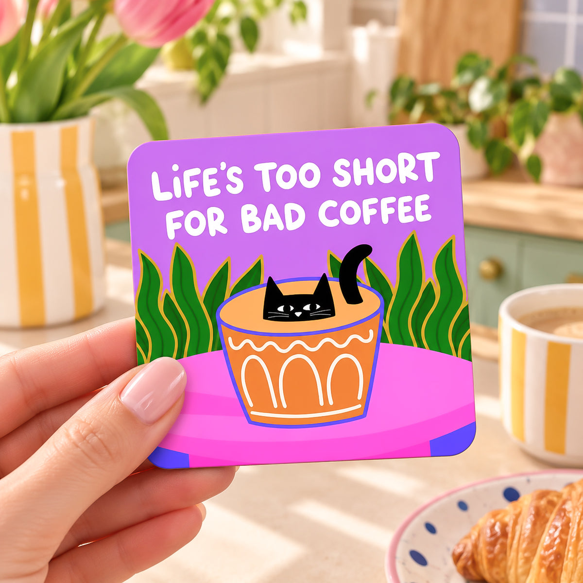 Bad Coffee Coaster