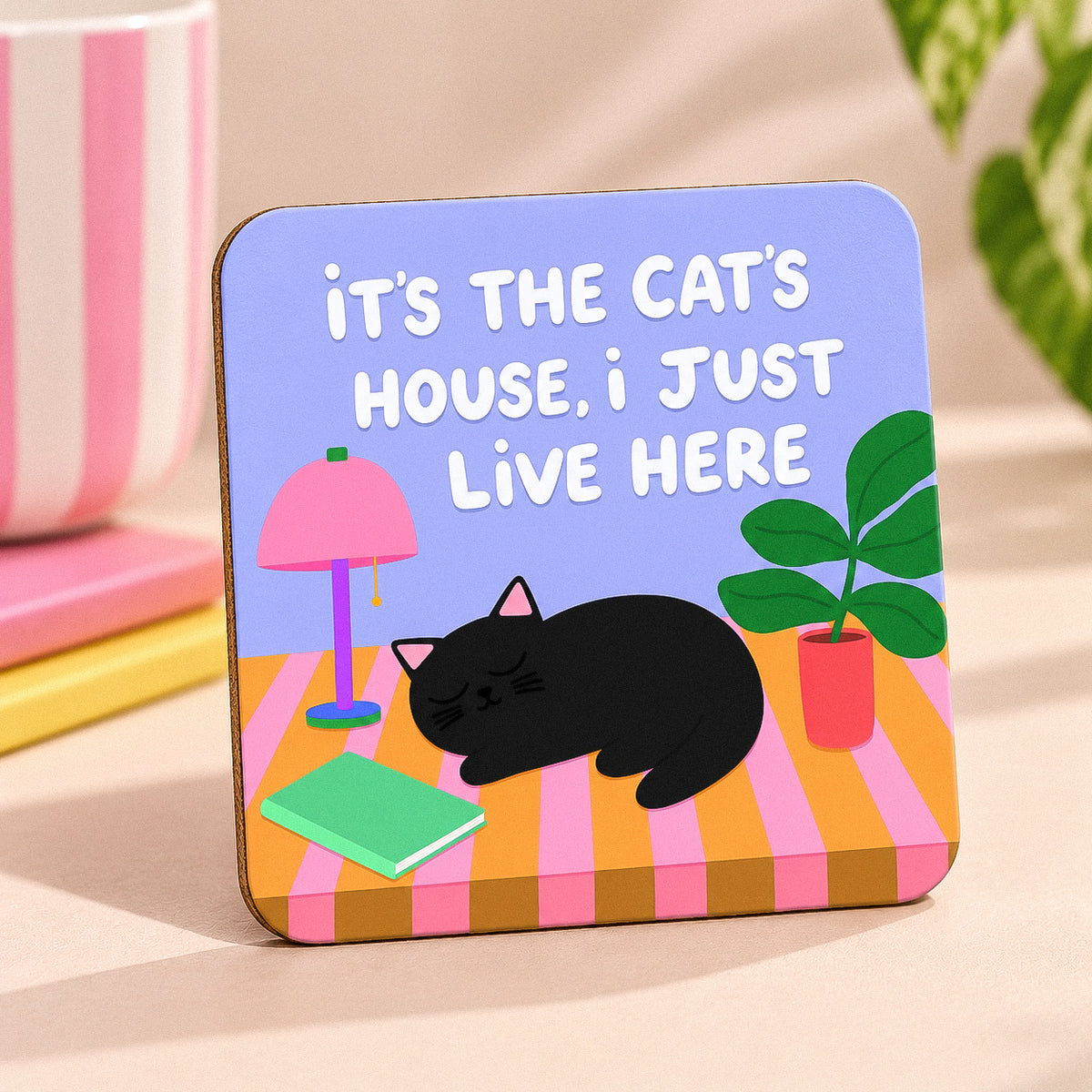 The Cat's House Coaster
